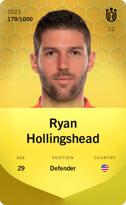 Ryan Hollingshead 2021-22 • Limited 179/1000