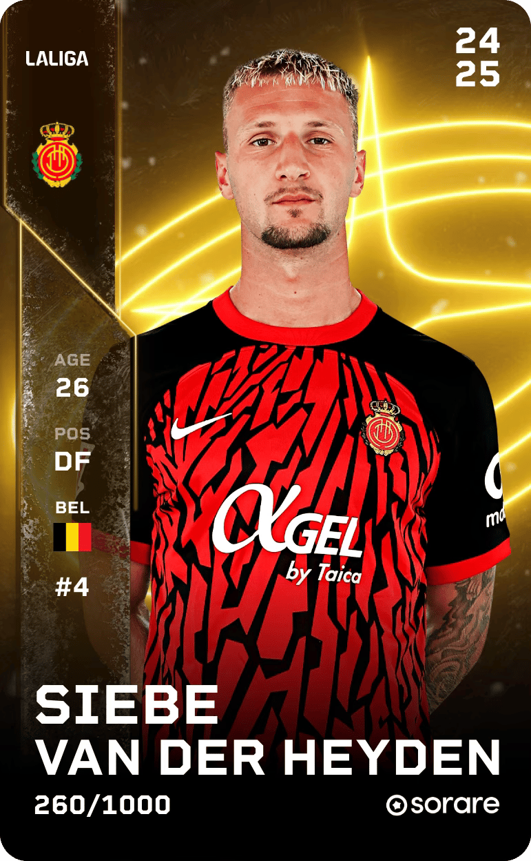 Siebe Van der Heyden 2024-25 • Limited 260/1000