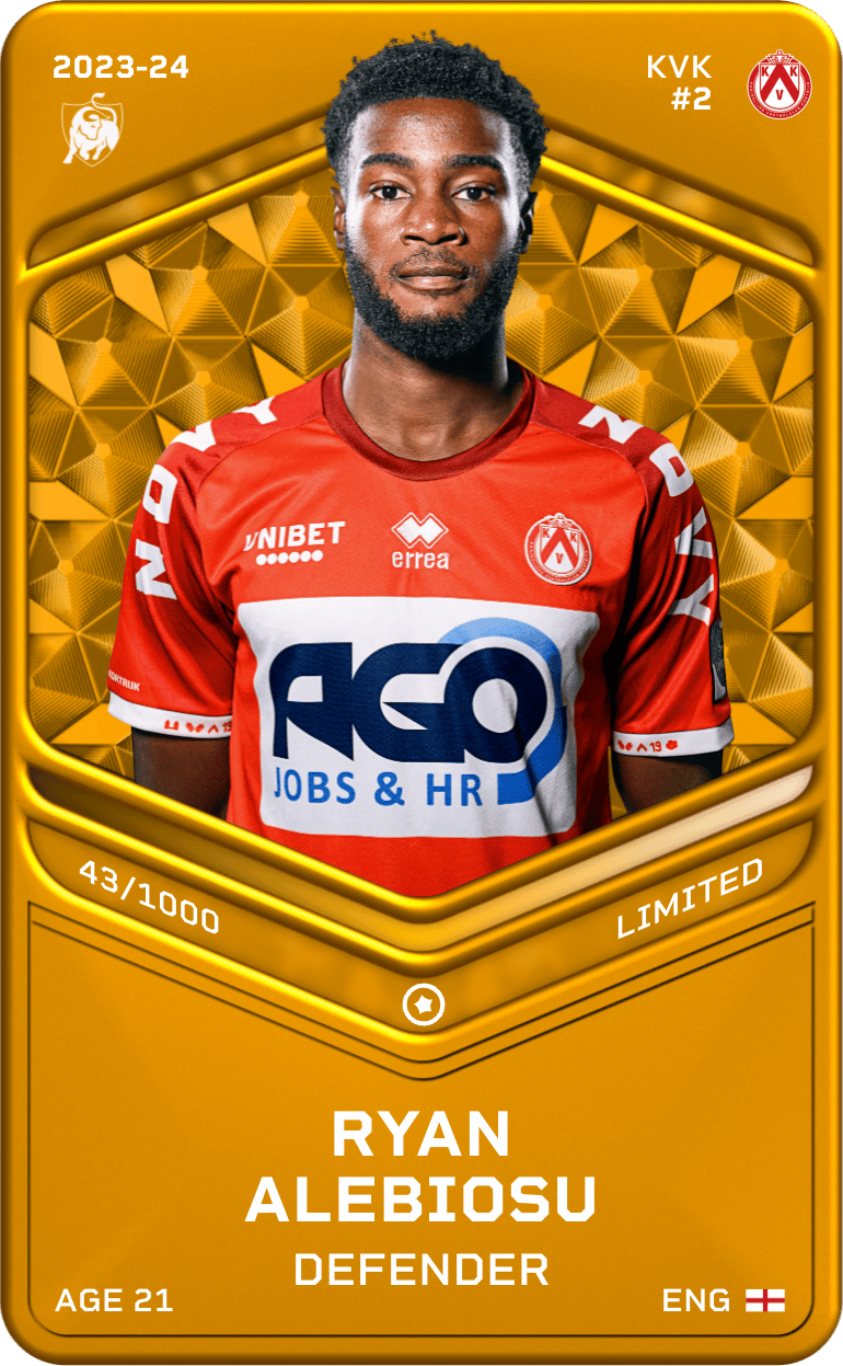 Ryan Alebiosu 2023-24 • Limited 43/1000