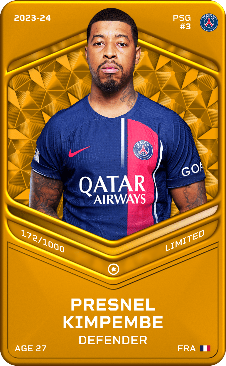 Presnel Kimpembe 2023-24 • Limited 172/1000
