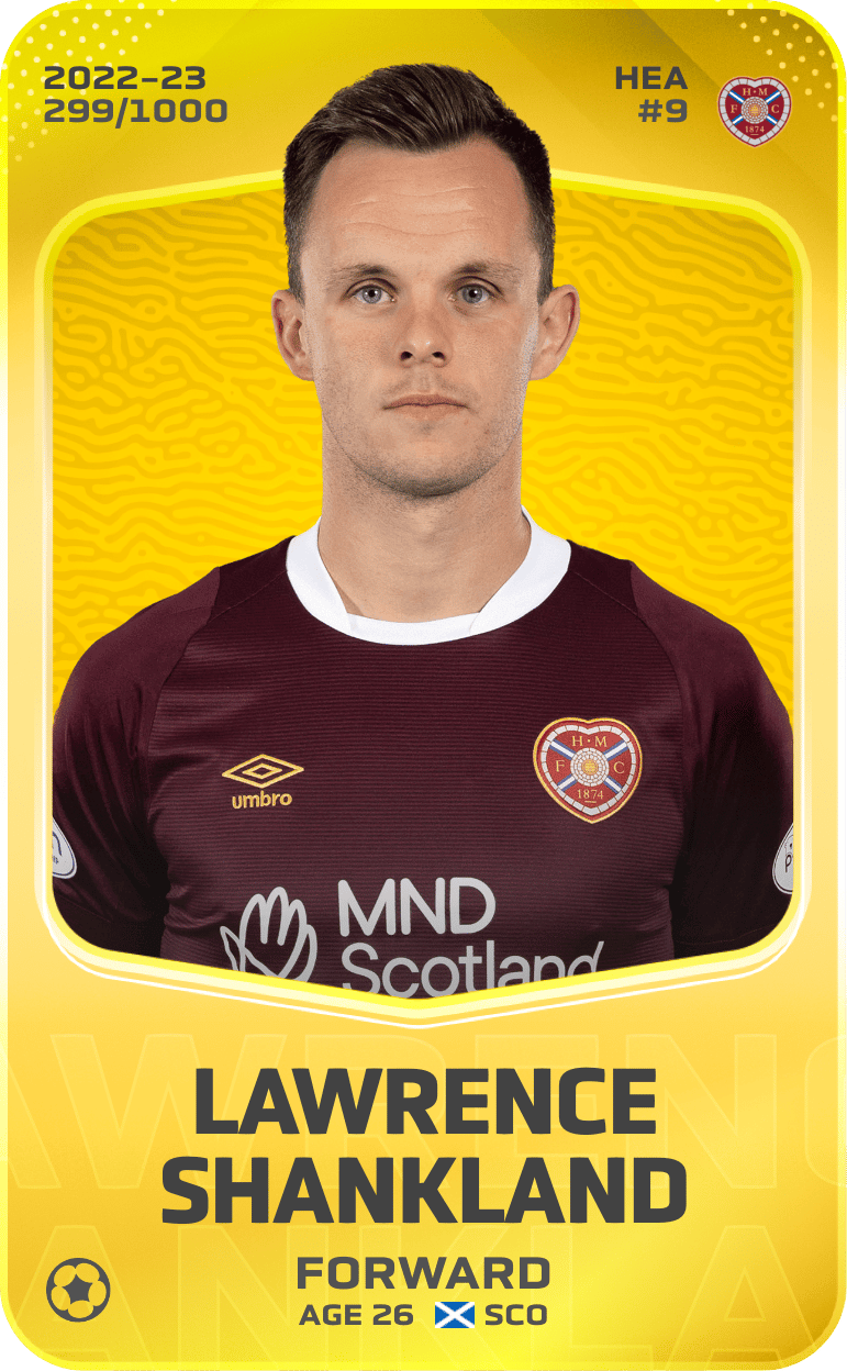 Lawrence Shankland 2022-23 • Limited 299/1000
