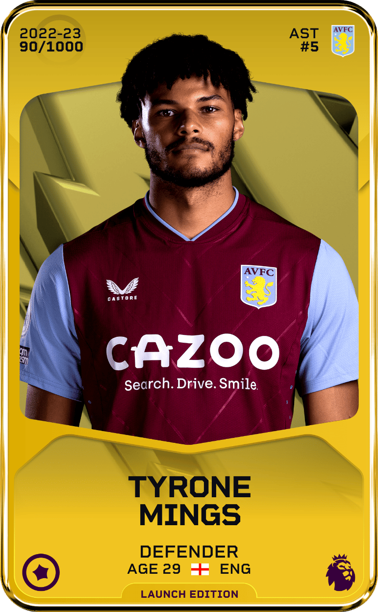 Tyrone Mings 2022-23 • Limited 90/1000