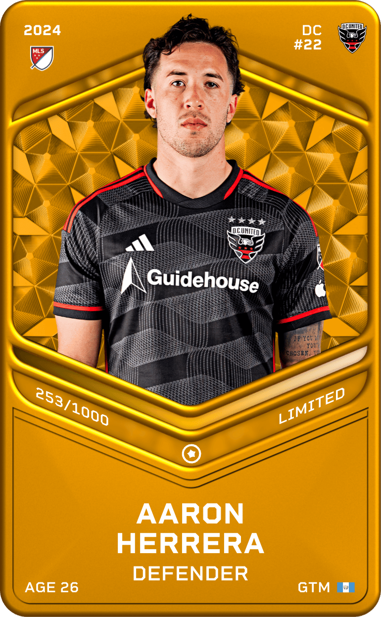 Aaron Herrera 2024-25 • Limited 253/1000