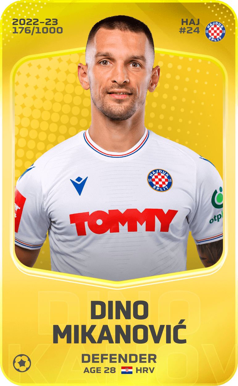 Dino Mikanović 2022-23 • Limited 176/1000