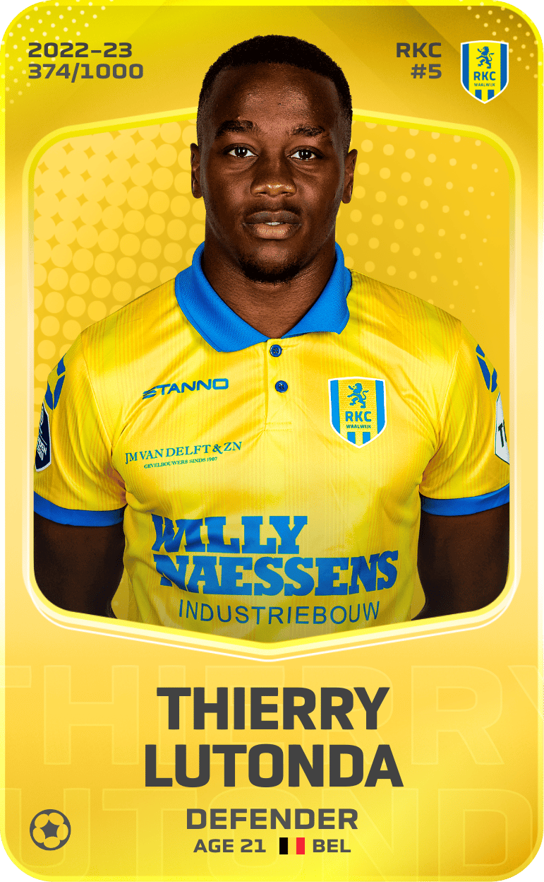 Thierry Lutonda 2022-23 • Limited 374/1000