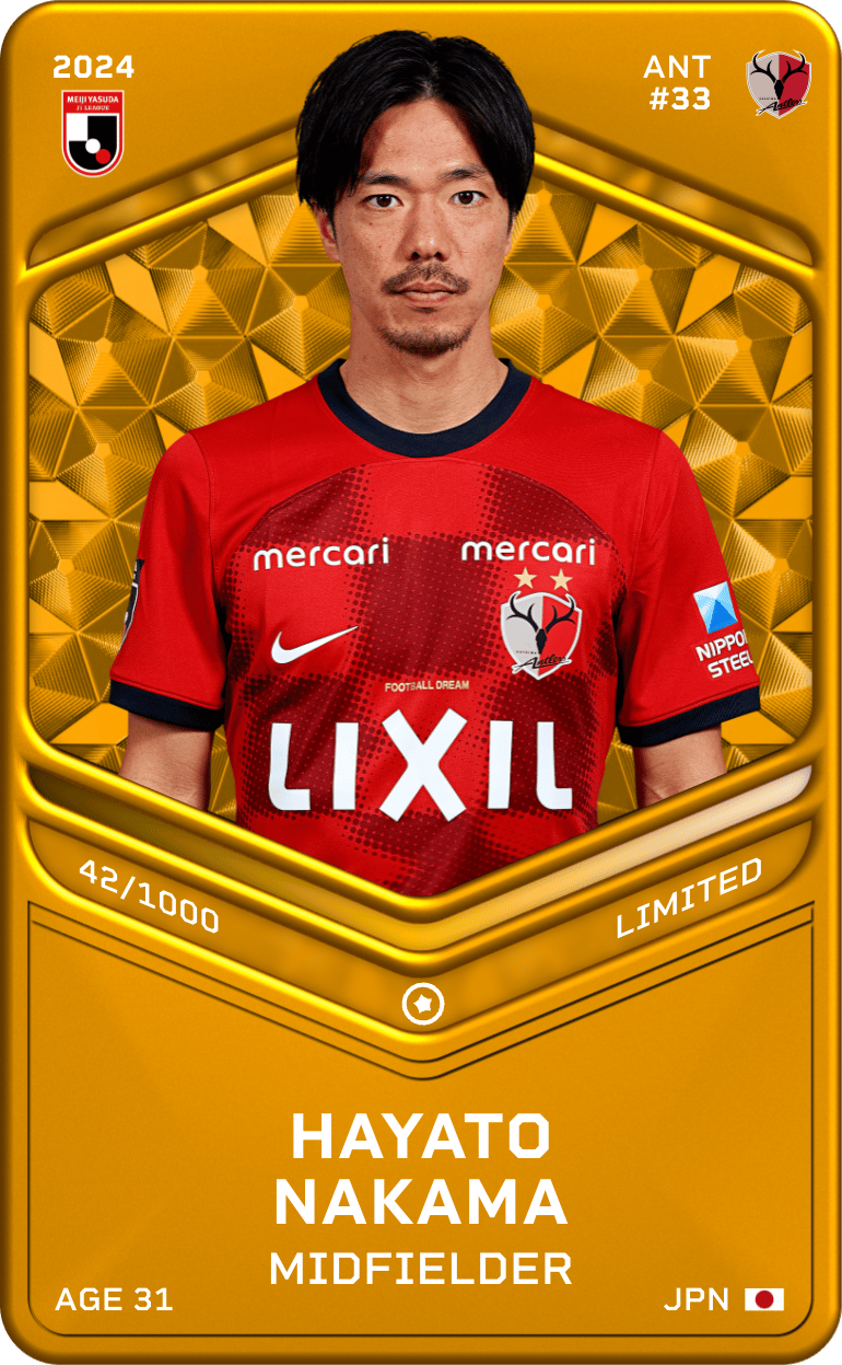 Hayato Nakama 2024-25 • Limited 42/1000