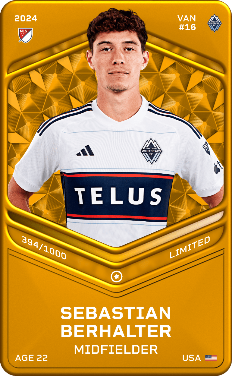 Sebastian Berhalter 2024-25 • Limited 394/1000