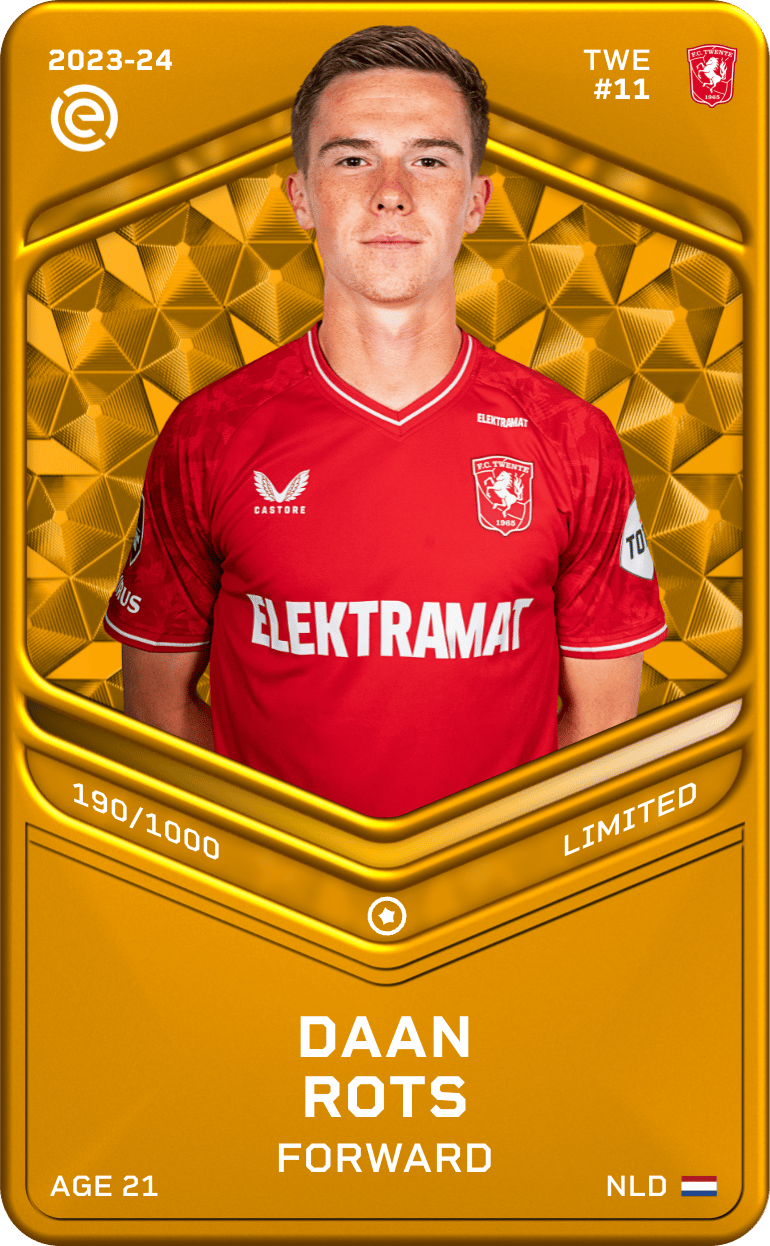 Daan Rots 2023-24 • Limited 190/1000
