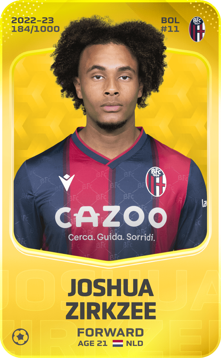 Joshua Zirkzee 2022-23 • Limited 184/1000