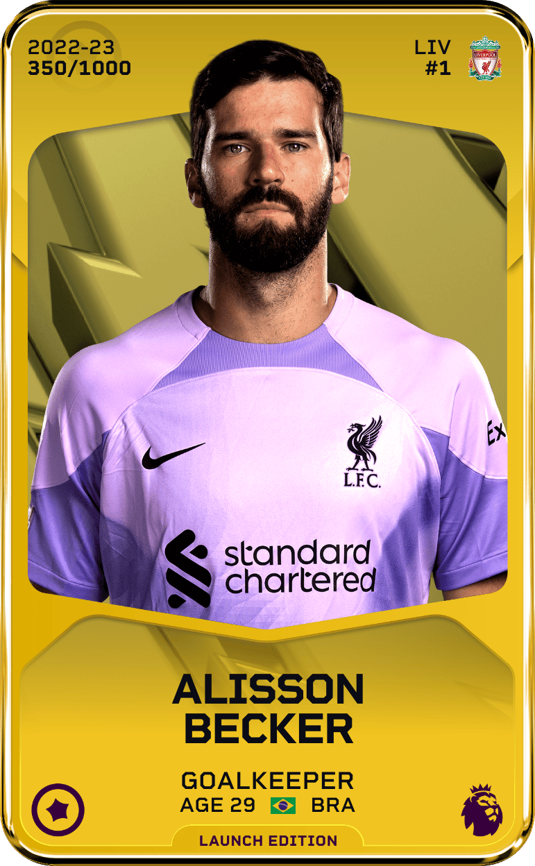 Alisson Becker 2022-23 • Limited 350/1000