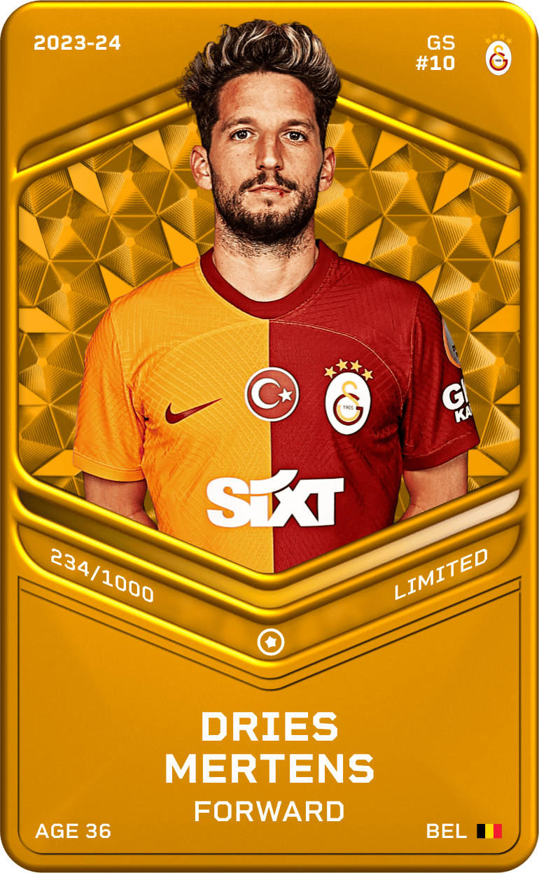 Dries Mertens 2023-24 • Limited 234/1000