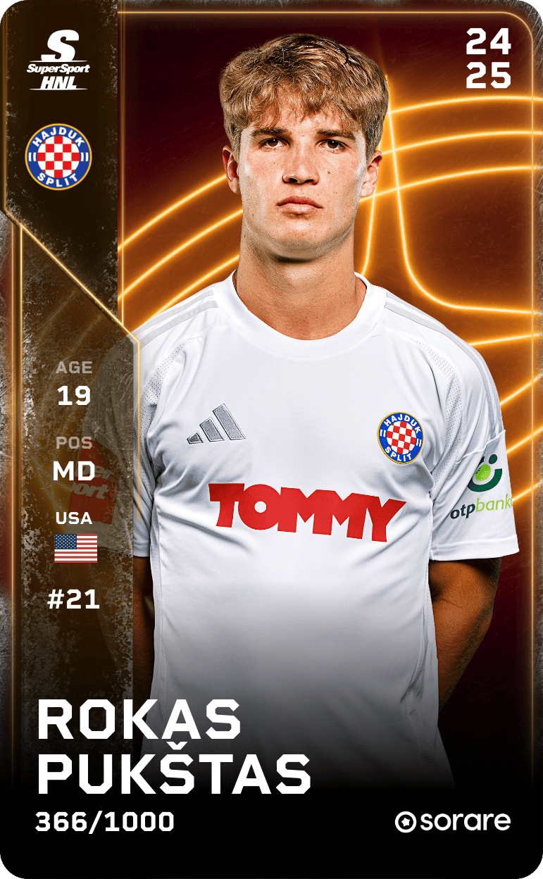 Rokas Pukštas 2024-25 • Limited 366/1000