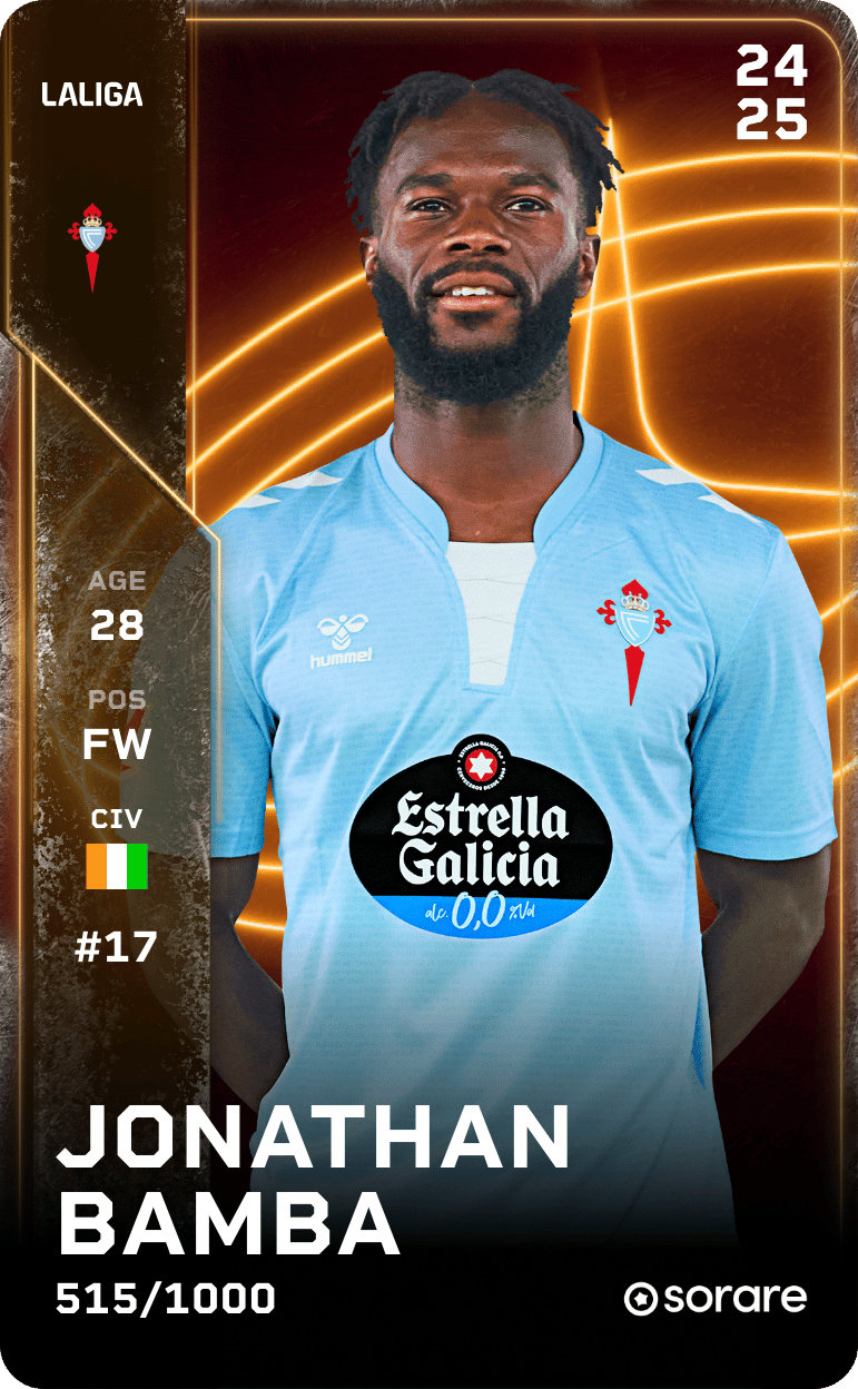 Jonathan Bamba 2024-25 • Limited 515/1000
