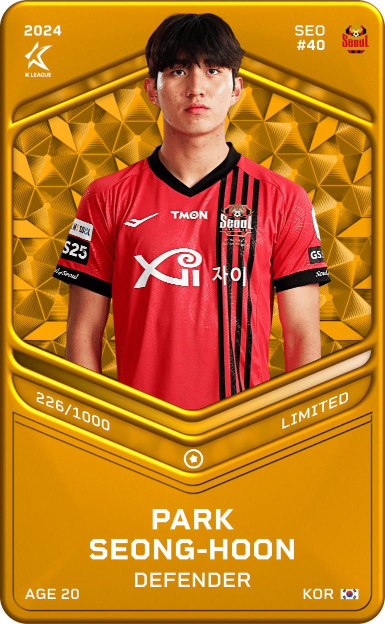 Park Seong-Hoon 2024-25 • Limited 226/1000