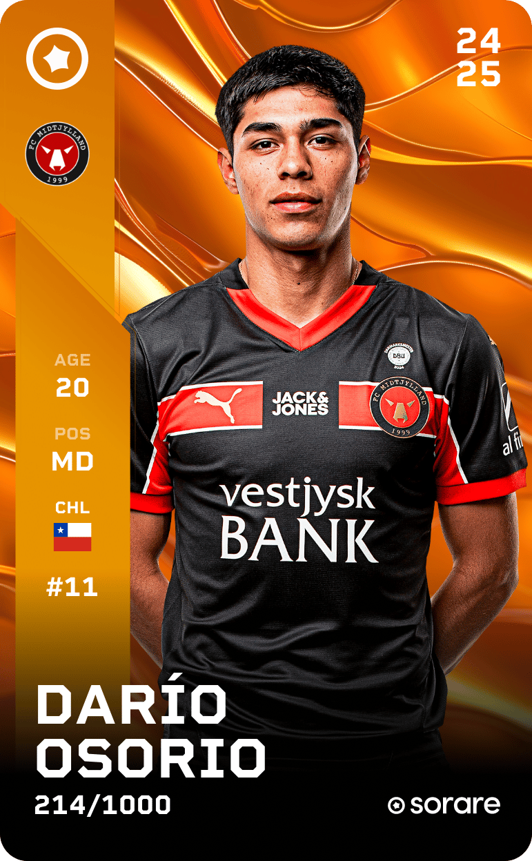 Darío Osorio 2024-25 • Limited 214/1000
