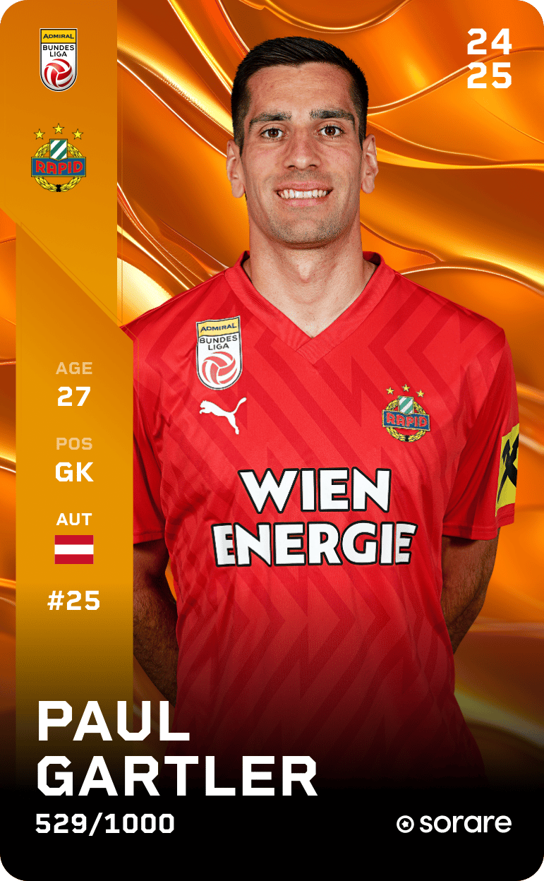 Paul Gartler 2024-25 • Limited 529/1000