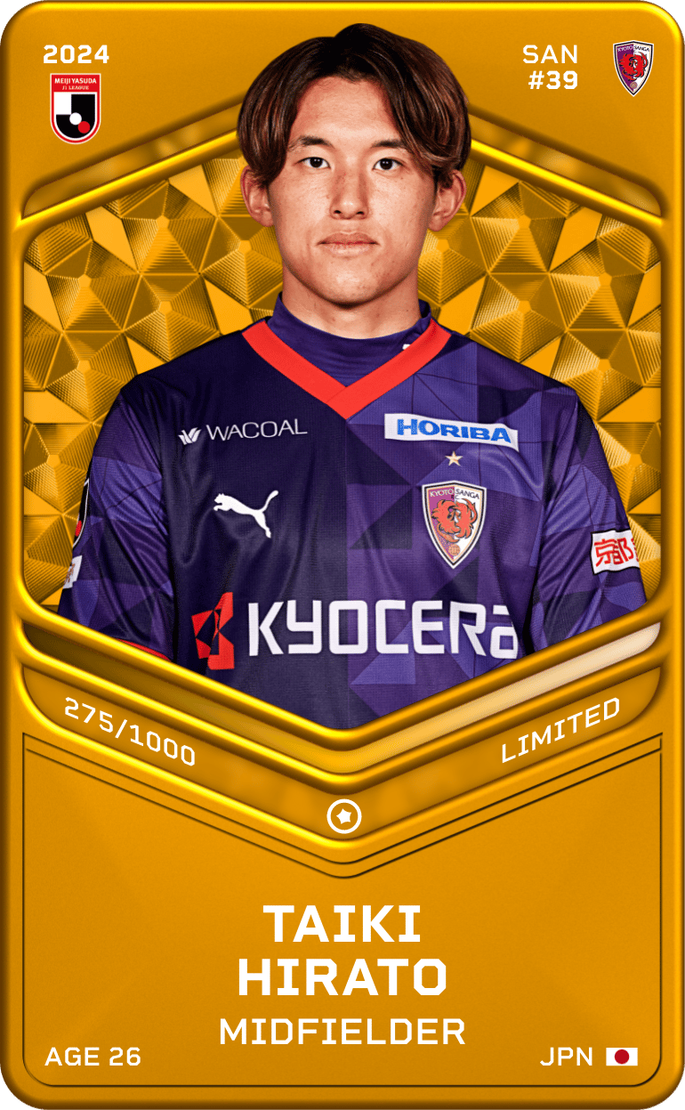 Taiki Hirato 2024-25 • Limited 275/1000