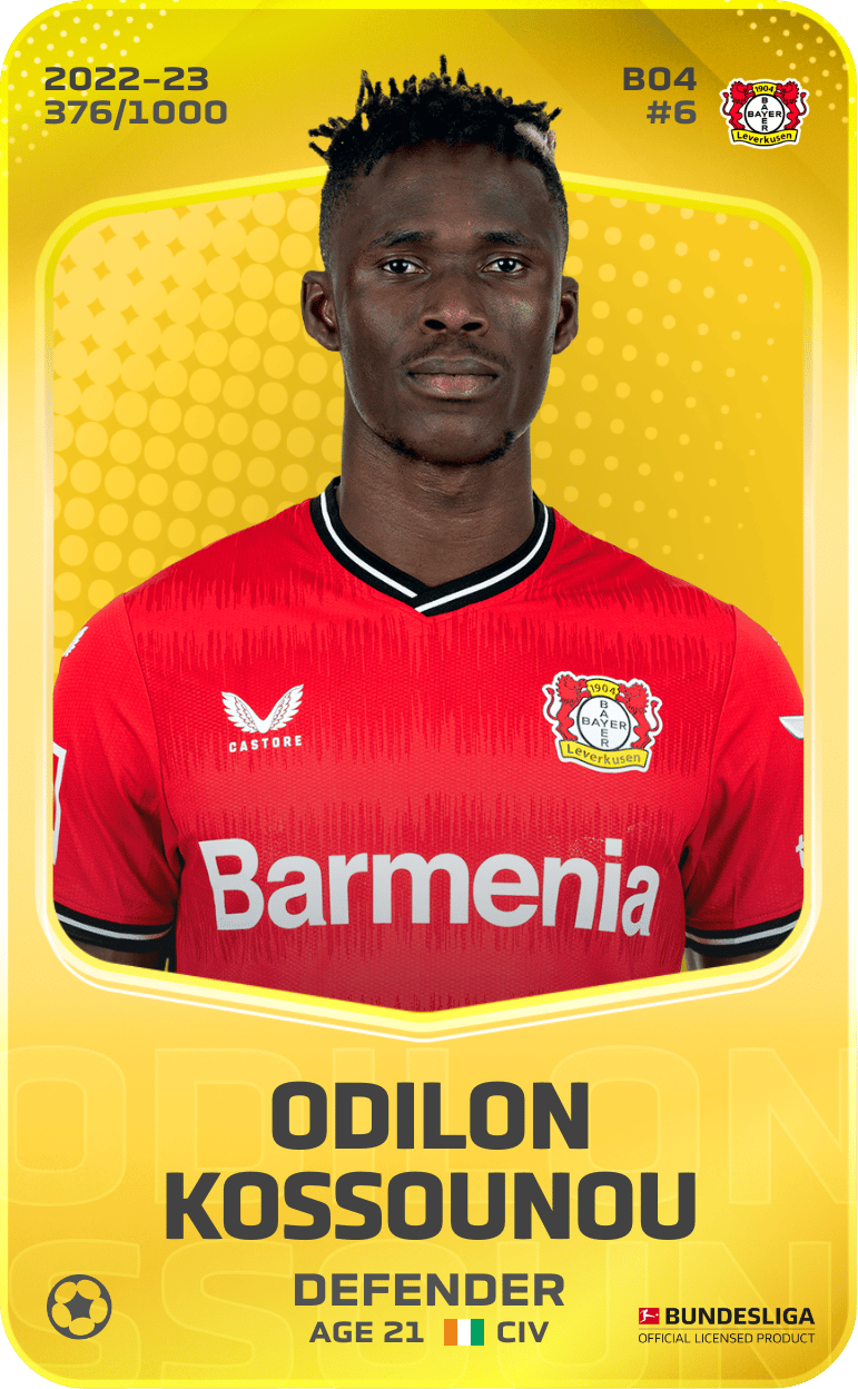 Odilon Kossounou 2022-23 • Limited 376/1000