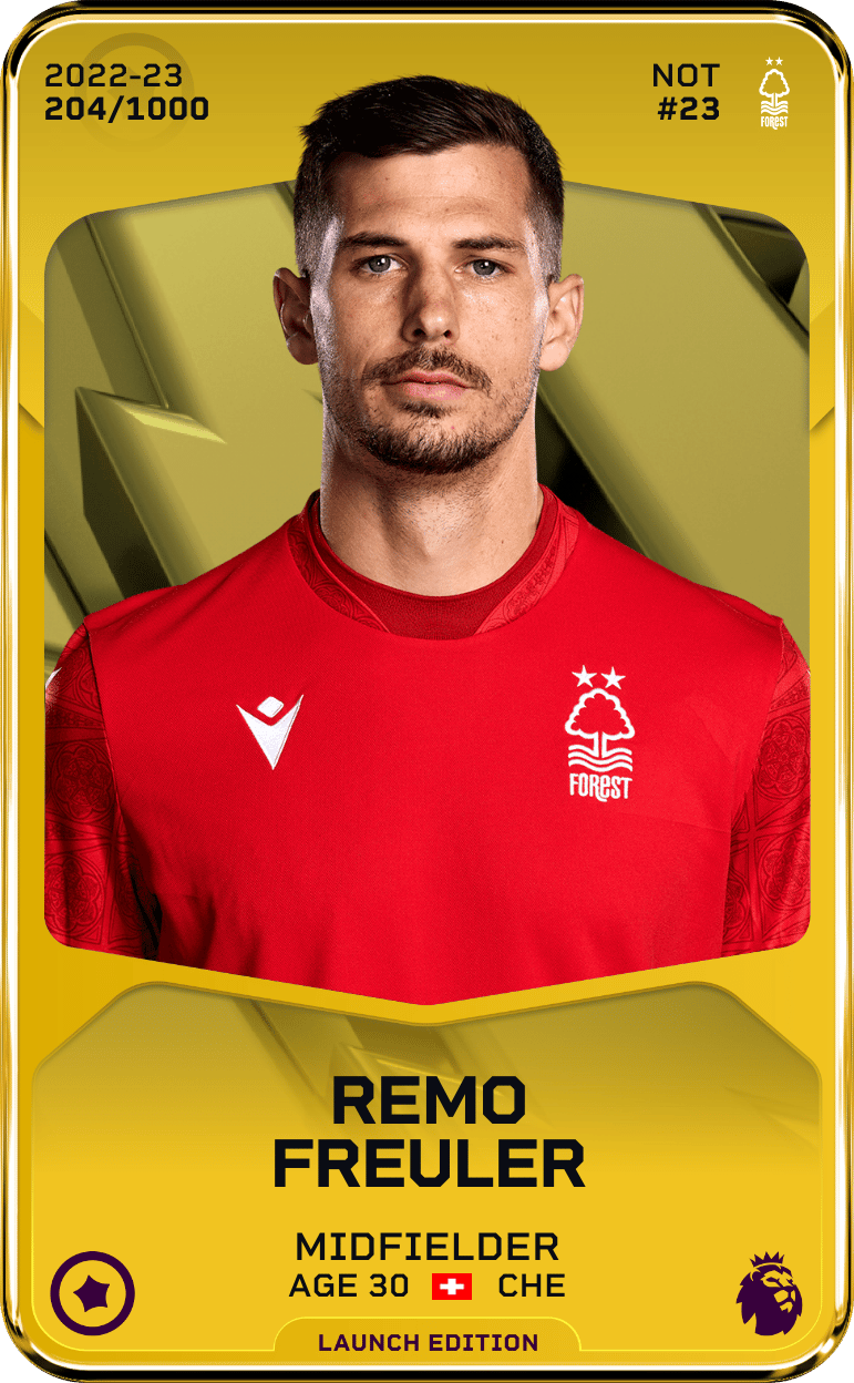 Remo Freuler 2022-23 • Limited 204/1000