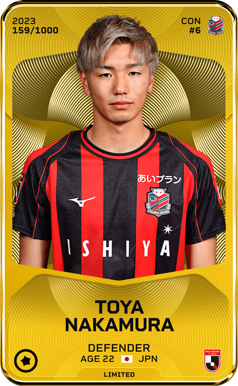 Toya Nakamura 2023-24 • Limited 159/1000