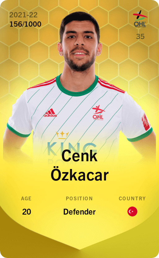 Cenk Özkacar 2021-22 • Limited 156/1000