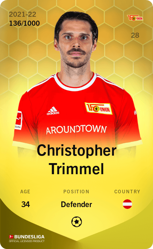 Christopher Trimmel 2021-22 • Limited 136/1000