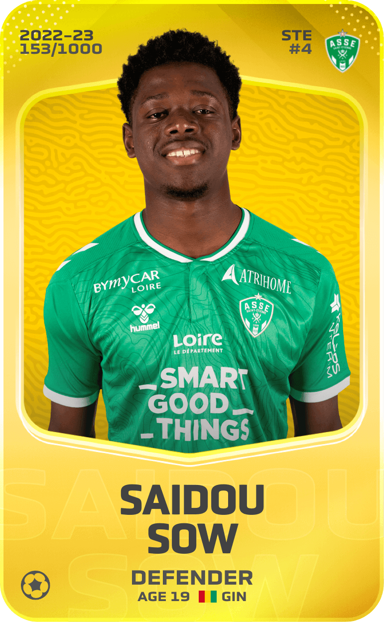 Saidou Sow 2022-23 • Limited 153/1000