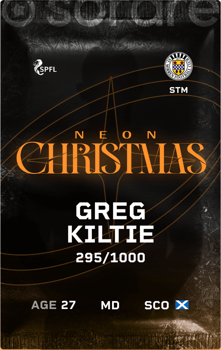 Greg Kiltie 2024-25 • Limited 295/1000