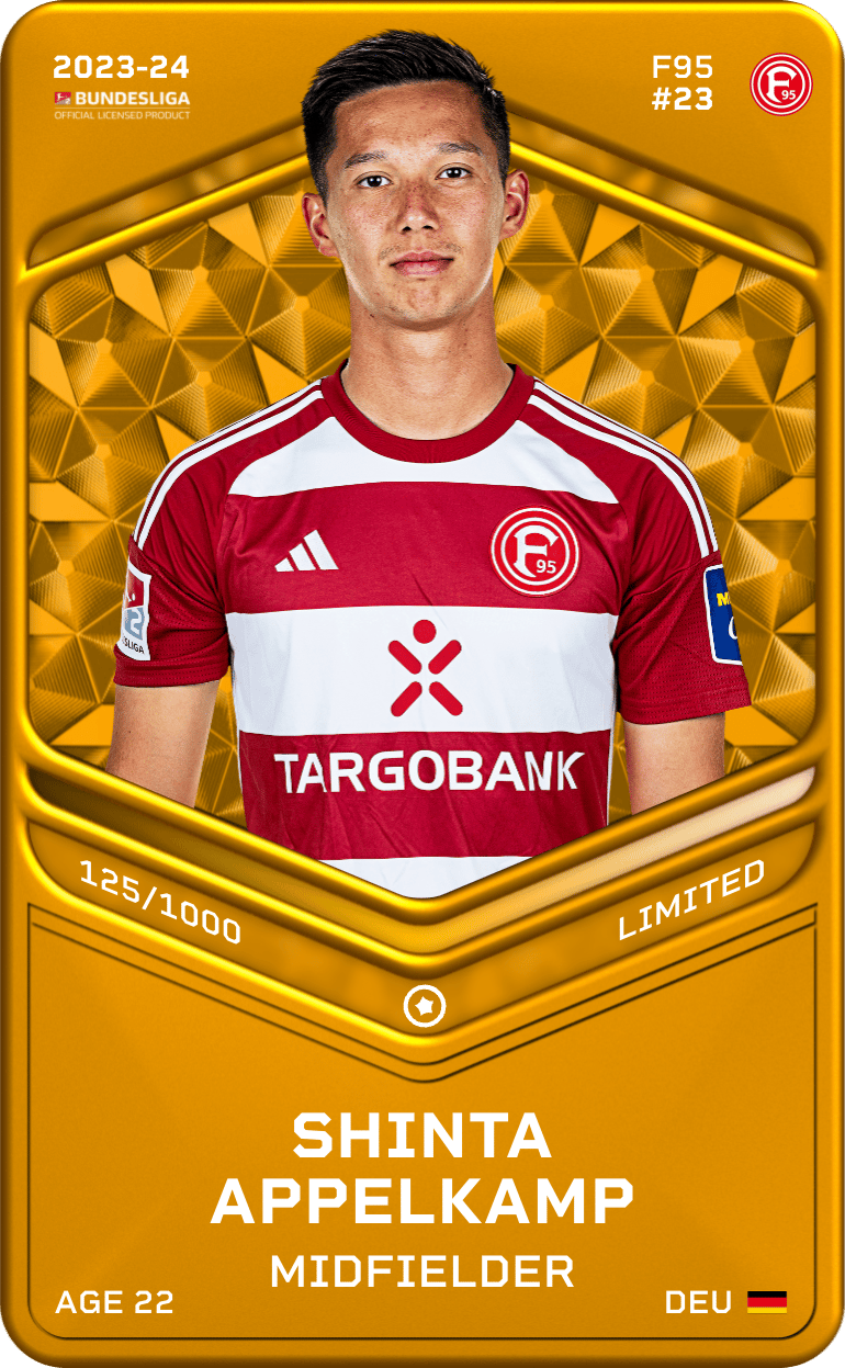 Shinta Appelkamp 2023-24 • Limited 125/1000