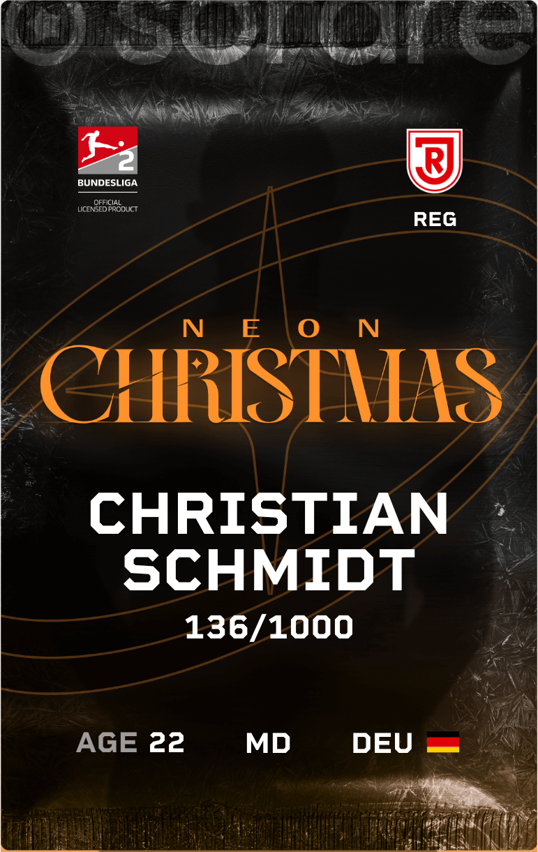 Christian Schmidt 2024-25 • Limited 136/1000