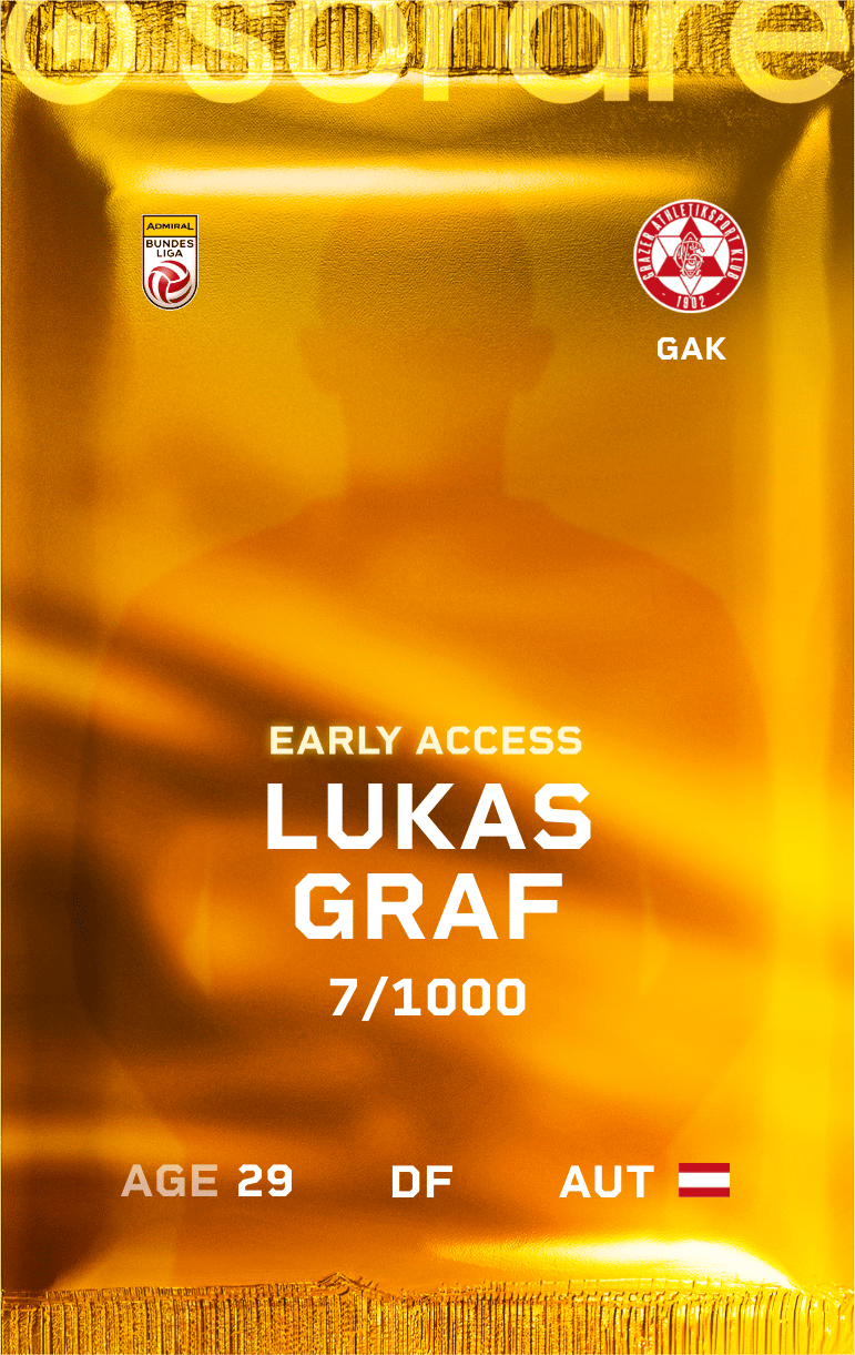 Lukas Graf 2024-25 • Limited 7/1000