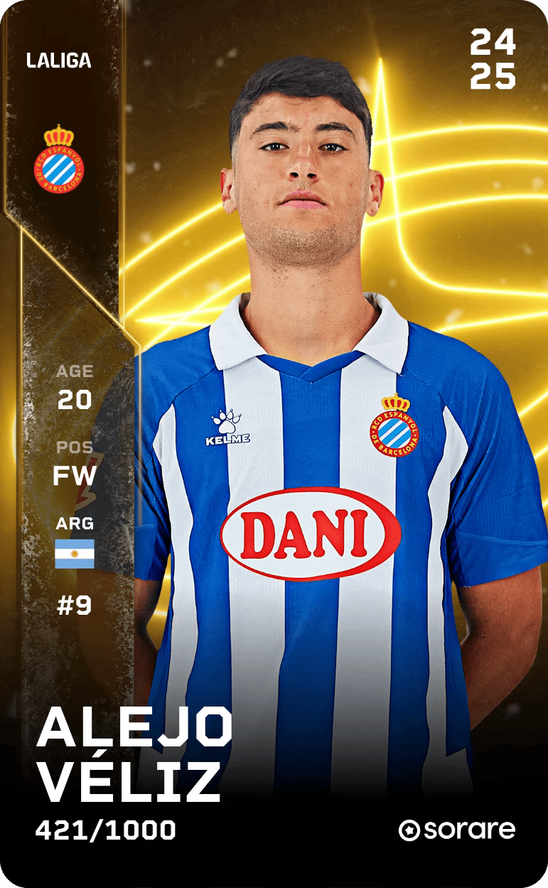 Alejo Véliz 2024-25 • Limited 421/1000
