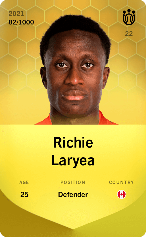 Richie Laryea 2021-22 • Limited 82/1000