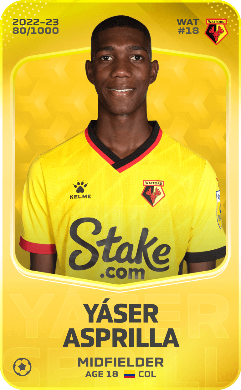 Yáser Asprilla 2022-23 • Limited 80/1000