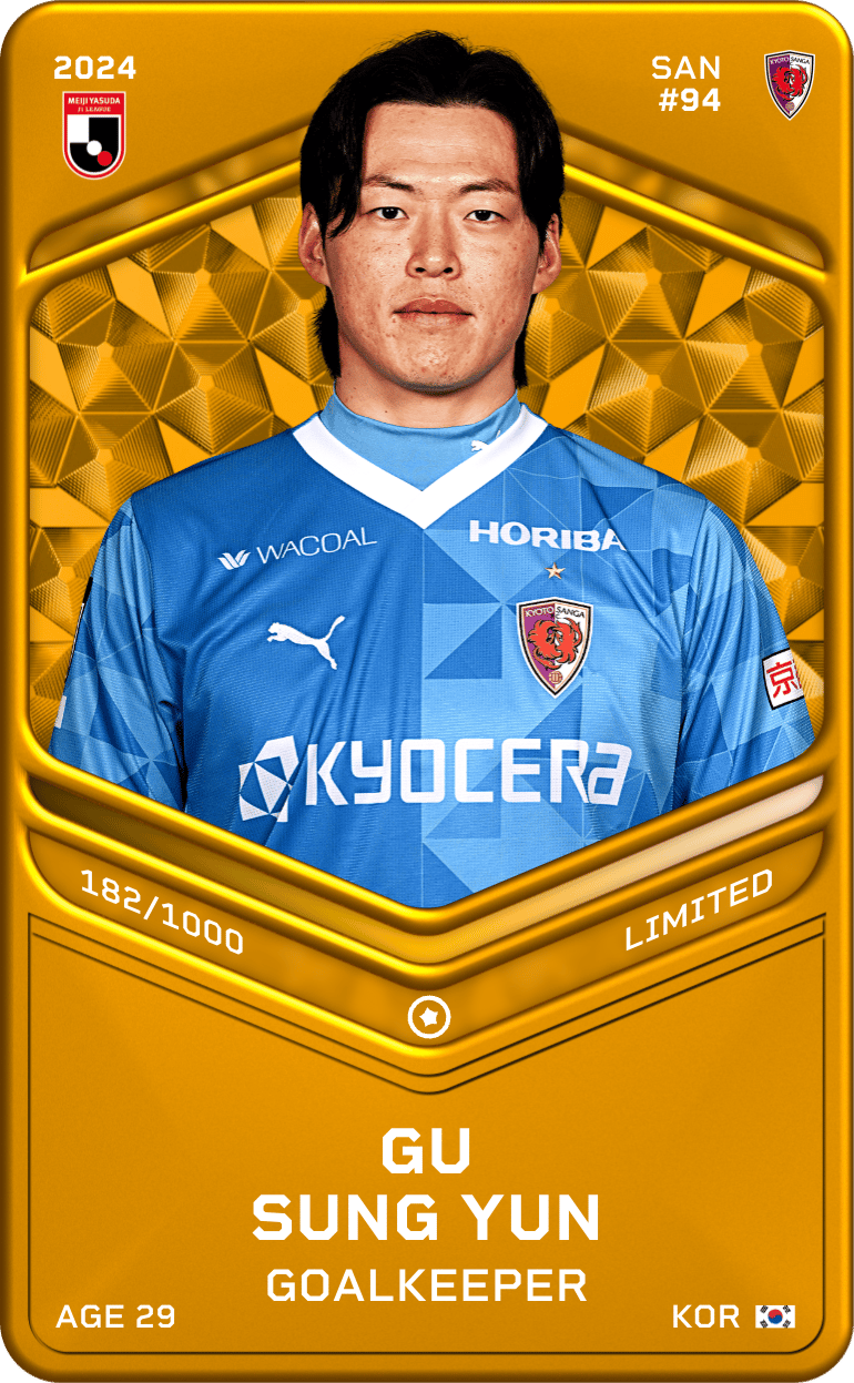 GU SUNG YUN 2024-25 • Limited 182/1000