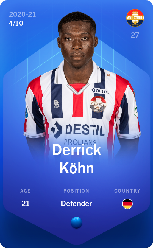 Sorare - Sorare Official - Derrick Köhn 2020-21 • Super Rare 4/10 - NFT # 65229151742092843637976425980531238460711493359810648873338738877613229882937