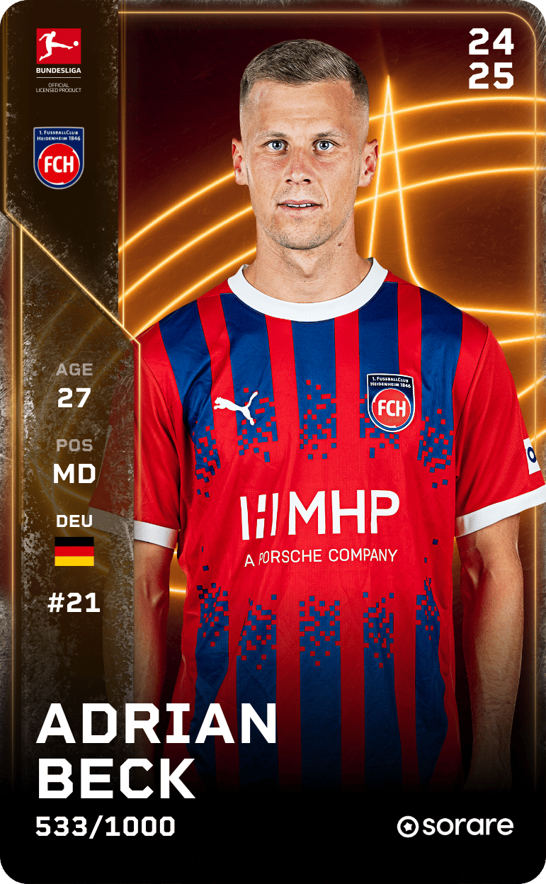 Adrian Beck 2024-25 • Limited 533/1000