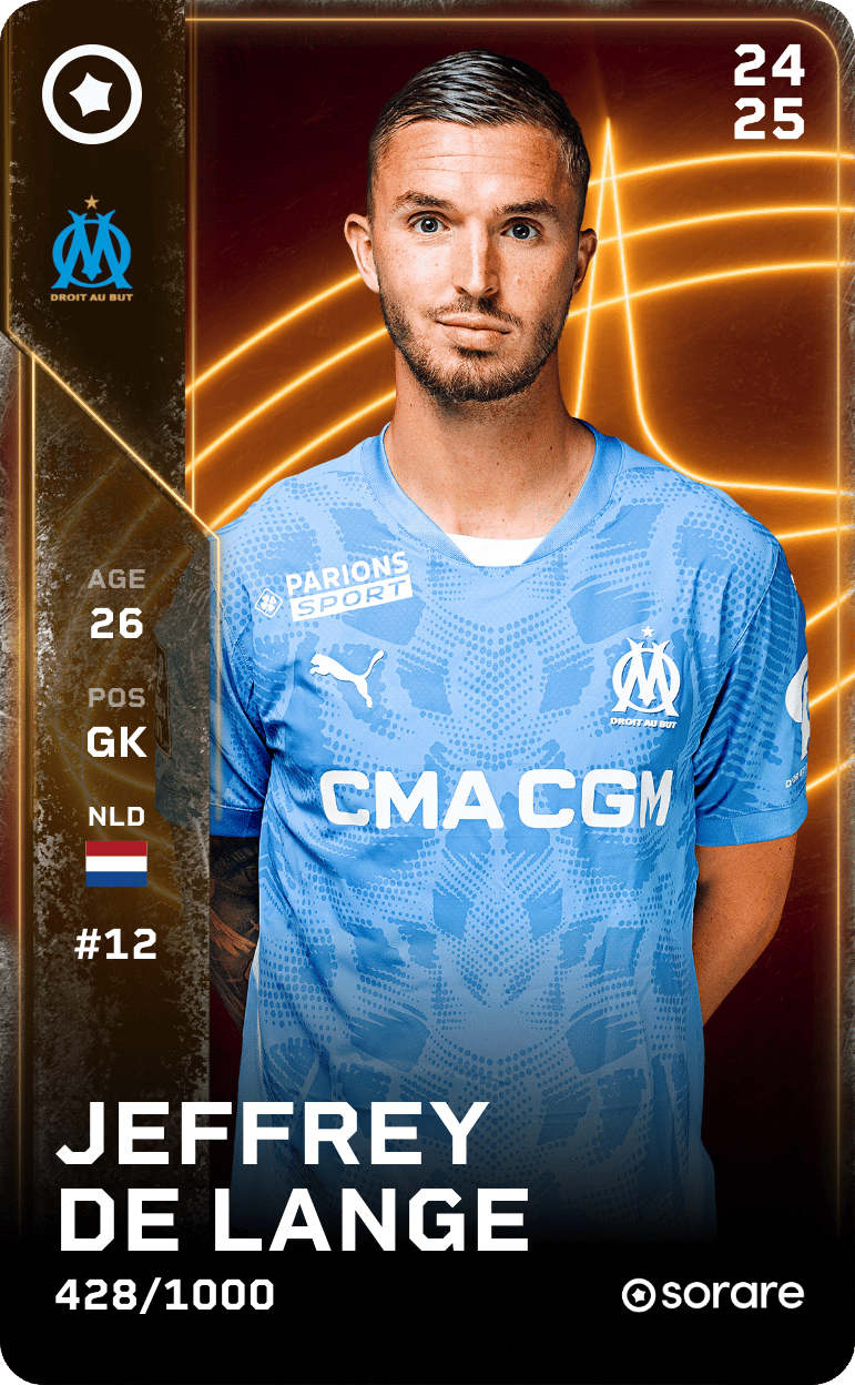 Jeffrey de Lange 2024-25 • Limited 428/1000
