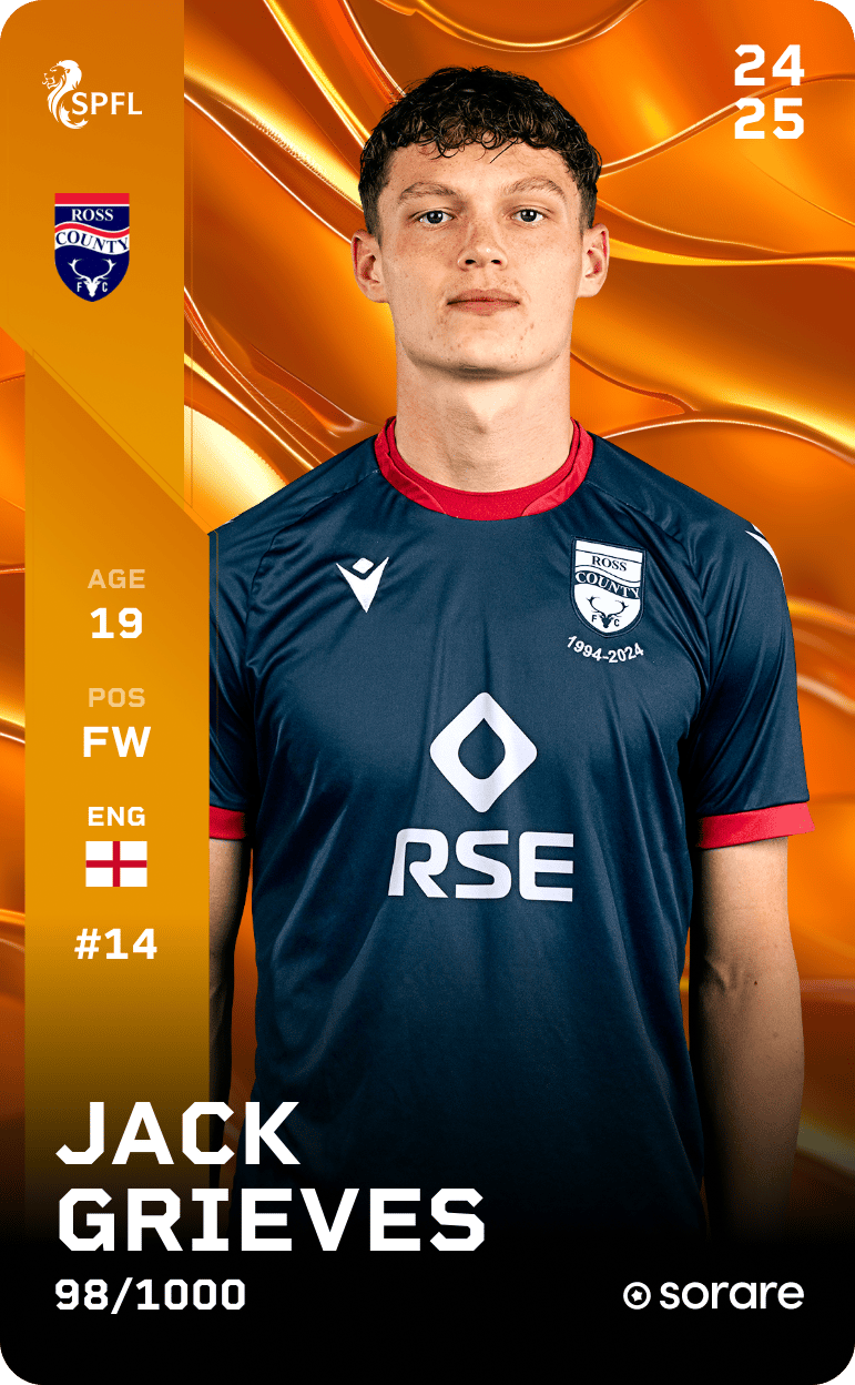 Jack Grieves 2024-25 • Limited 98/1000