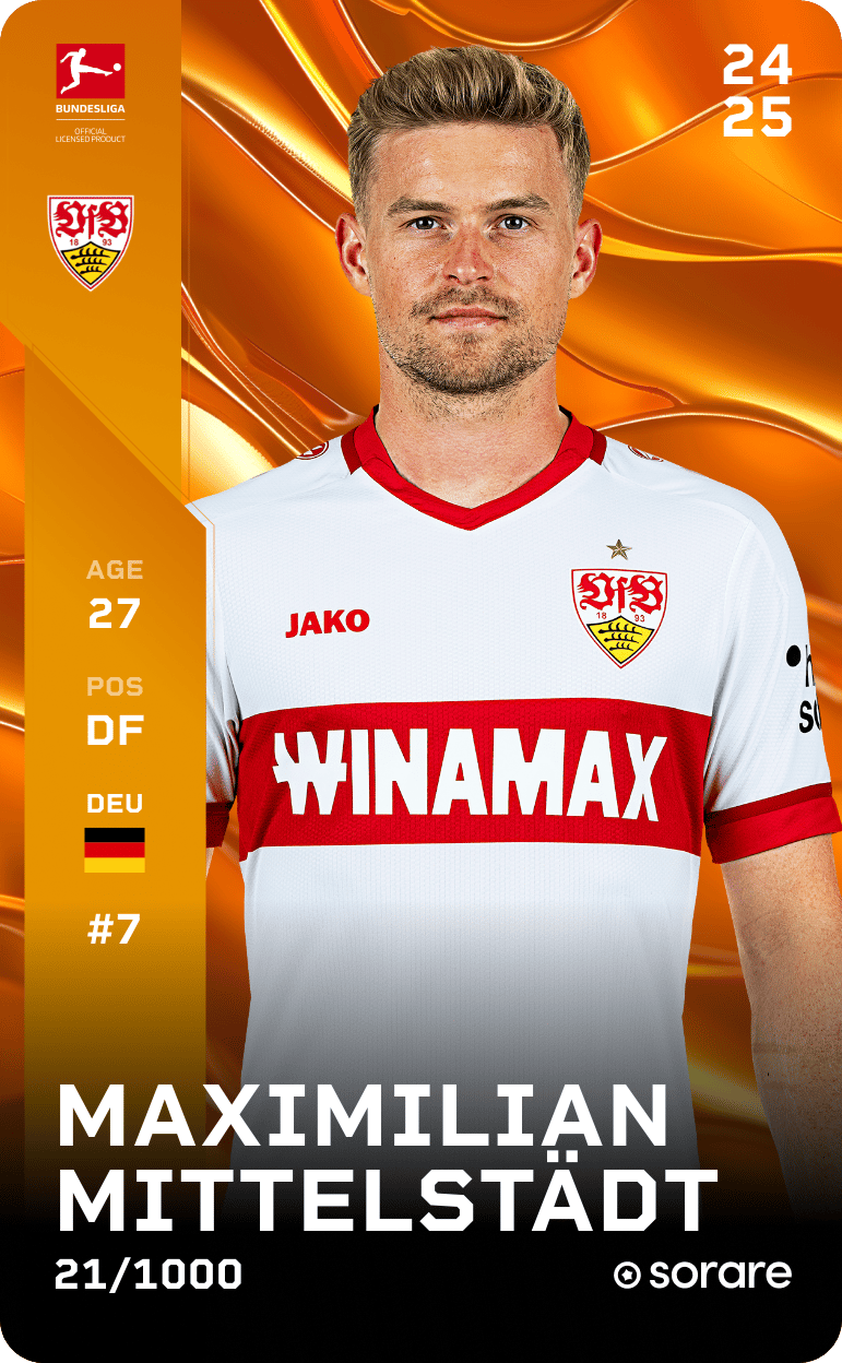 Maximilian Mittelstädt 2024-25 • Limited 21/1000