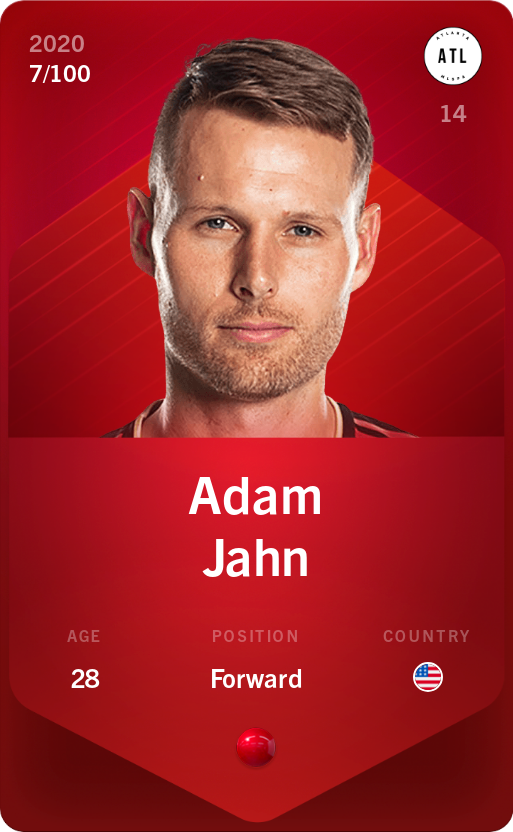 Sorare - Sorare Official - Adam Jahn 2020-21 • Rare 7/100 - NFT # 18912057217426731254055442975112050787492427337027532312601800848949515370888