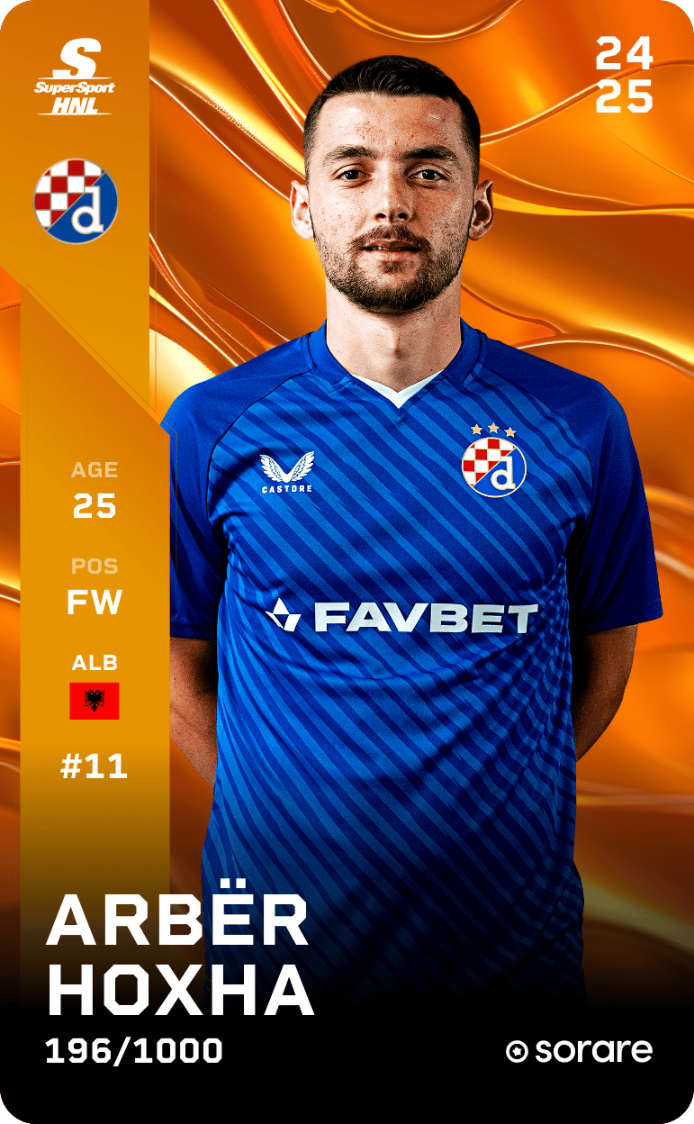 Arbër Hoxha 2024-25 • Limited 196/1000