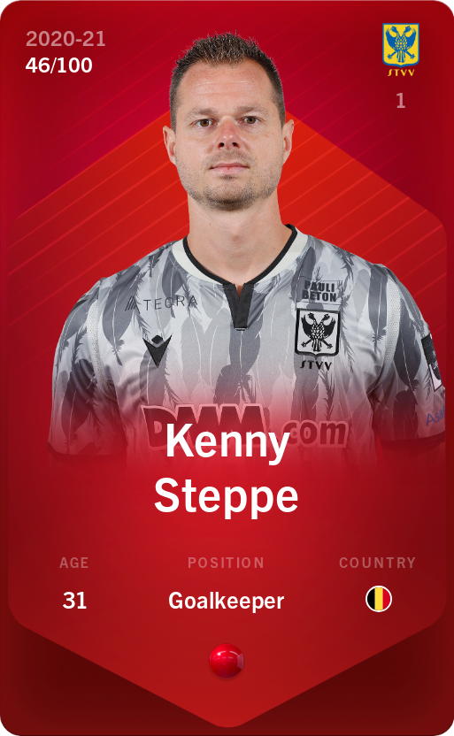 Sorare - Sorare Official - Kenny Steppe 2020-21 • Rare 46/100 - NFT # 53817369758476006061853524477179082230179491501052326837215142301954997892647
