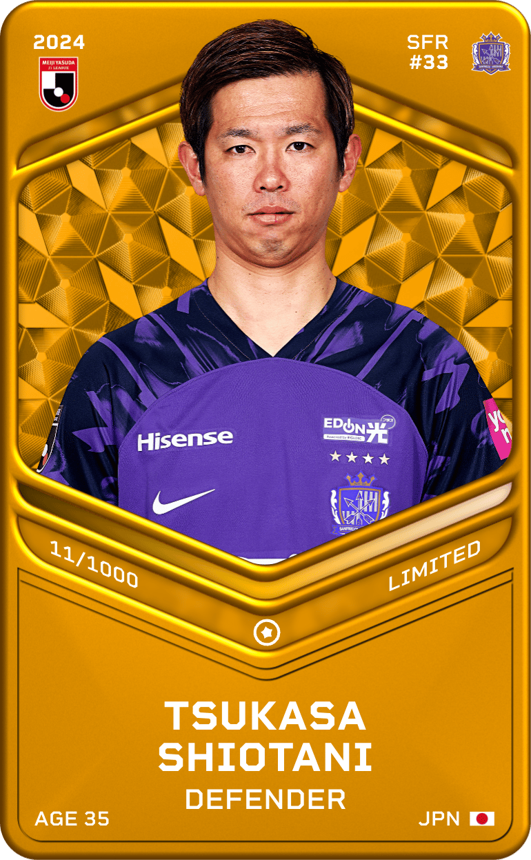Tsukasa Shiotani 2024-25 • Limited 11/1000