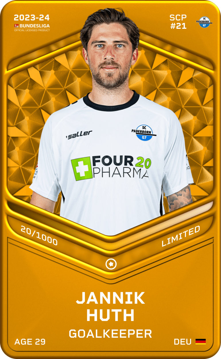 Jannik Huth 2023-24 • Limited 20/1000