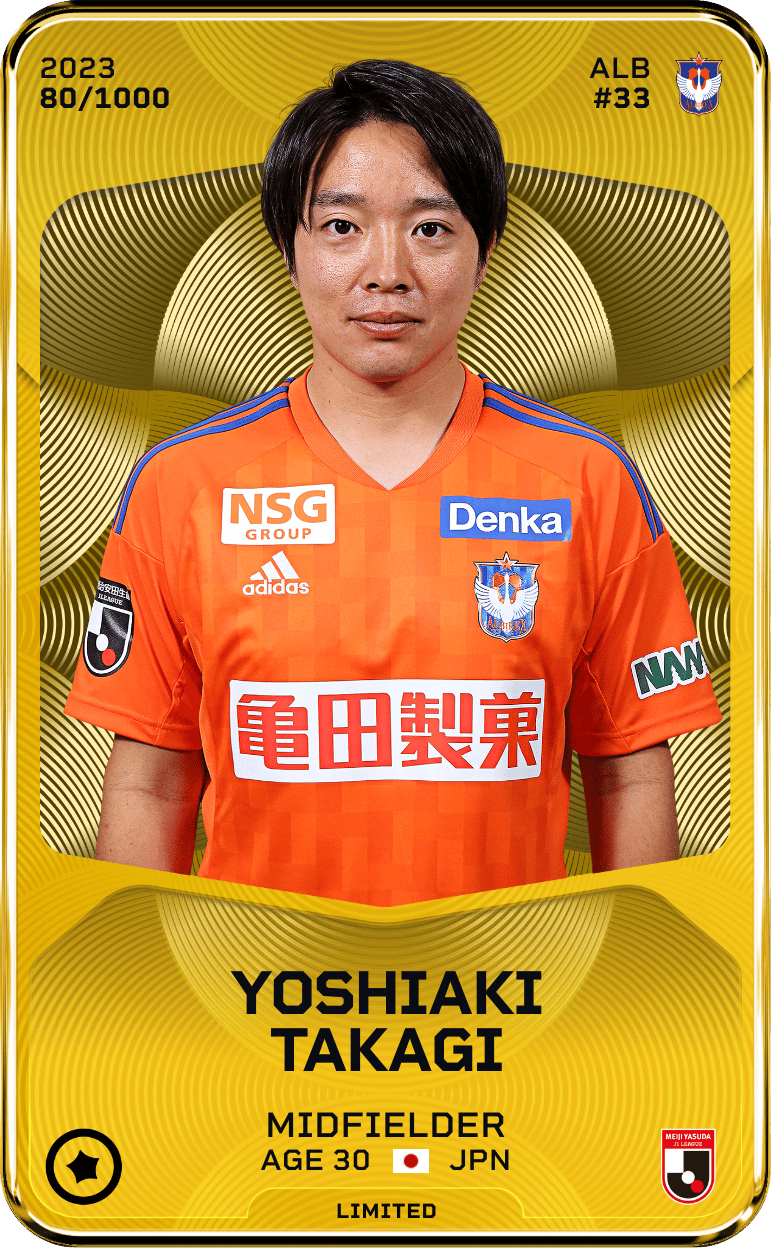 Yoshiaki Takagi 2023-24 • Limited 80/1000
