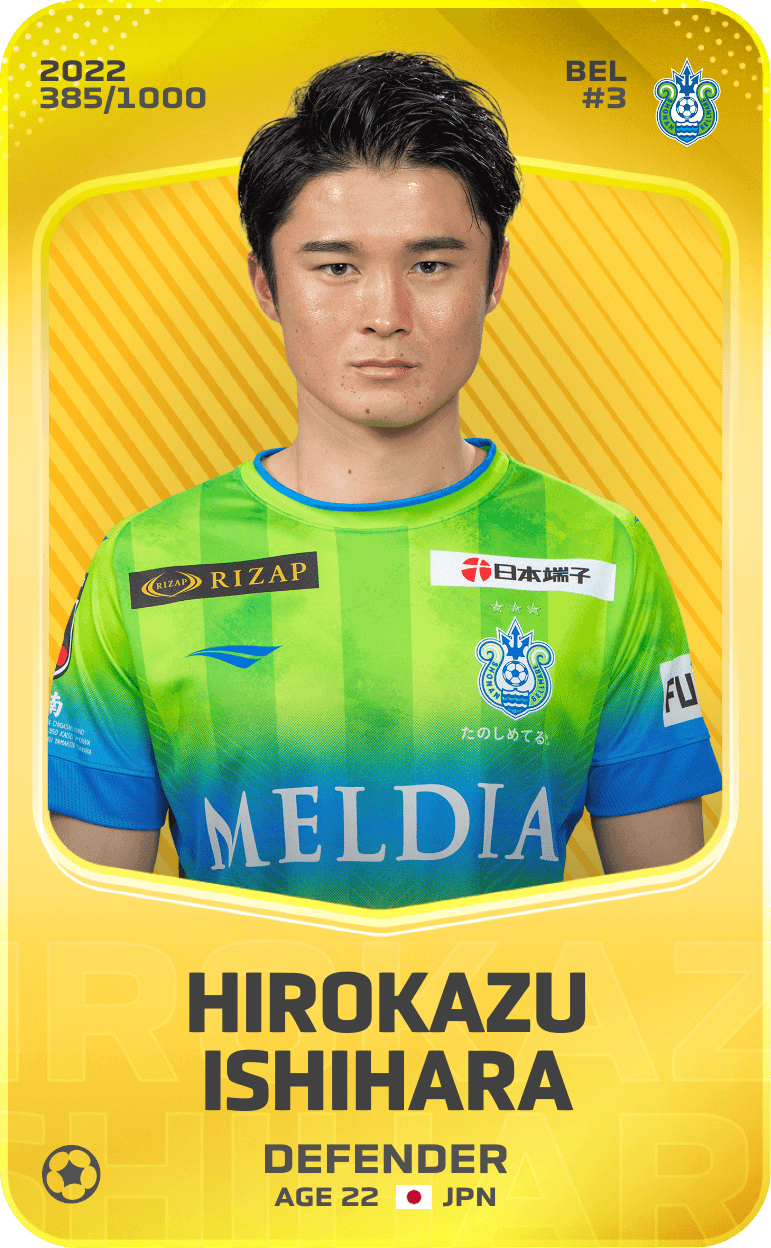Hirokazu Ishihara 2022-23 • Limited 385/1000