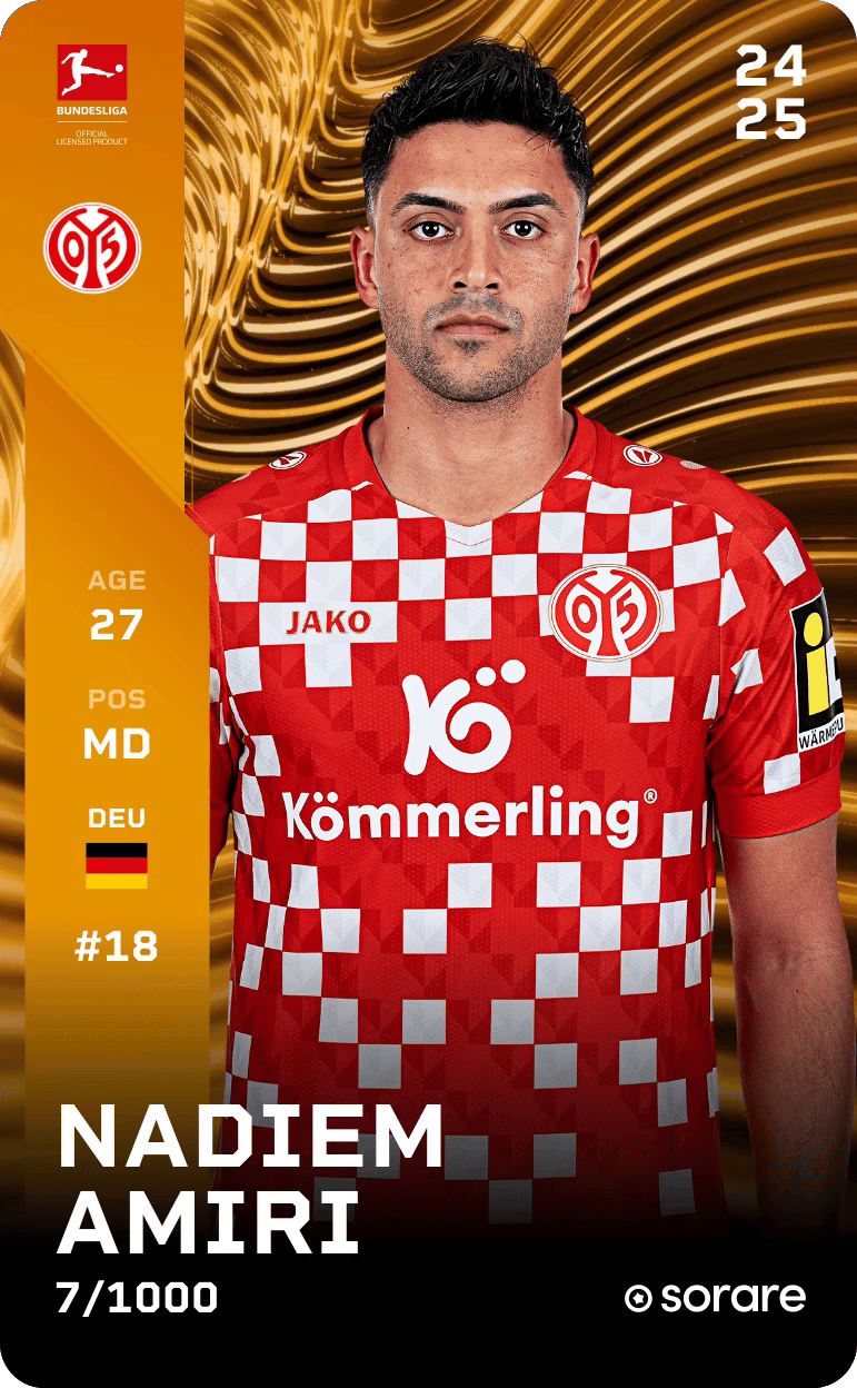 Nadiem Amiri 2024-25 • Limited 7/1000