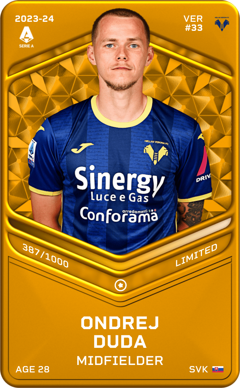Ondrej Duda 2023-24 • Limited 387/1000