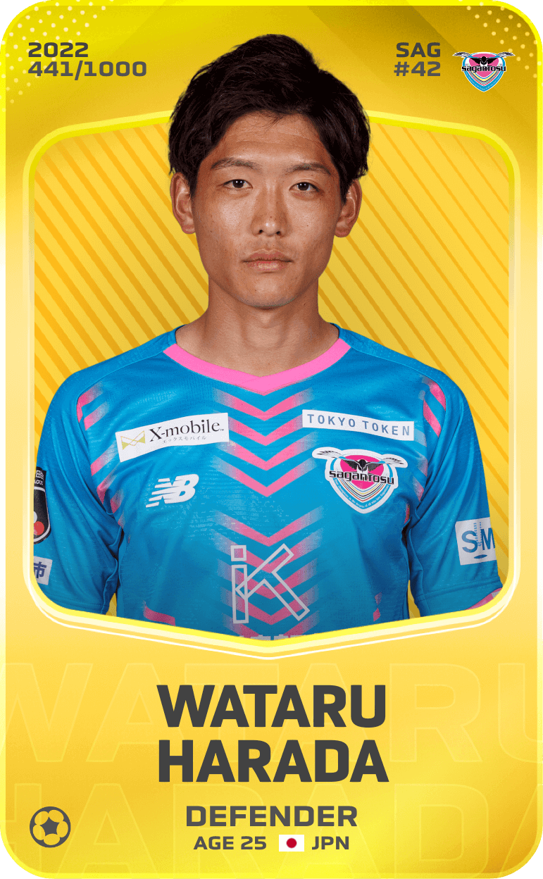 Wataru Harada 2022-23 • Limited 441/1000